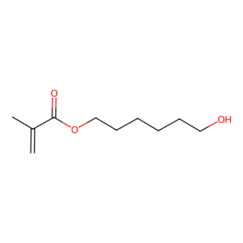 6-Hydroxyhexyl Methacrylate (stabilized with MEHQ) structure