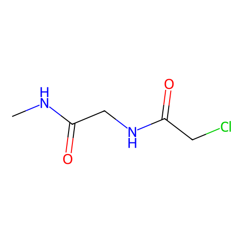 Acetamide, 2-[(chloroacetyl)amino]-N-methyl- structure
