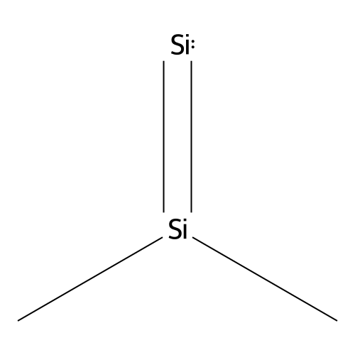 1,1-Dimethyldisilene structure