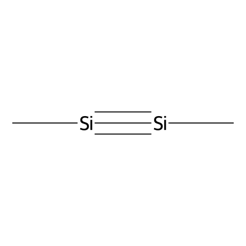 Disilyne, dimethyl- structure