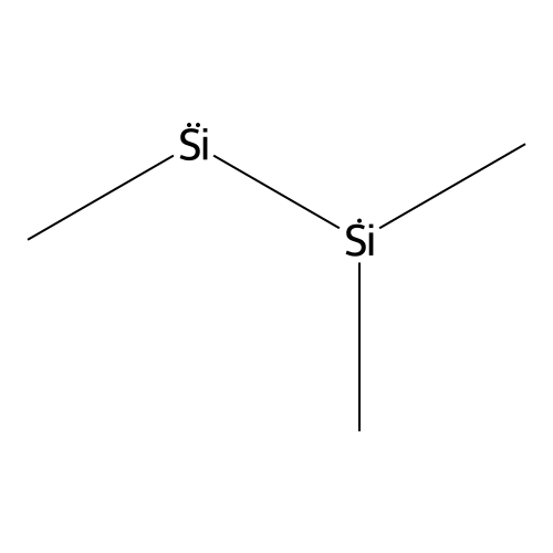 1,1,2-Trimethyldisilene structure