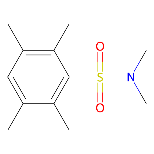N,N,2,3,5,6-hexamethylbenzenesulfonamide structure