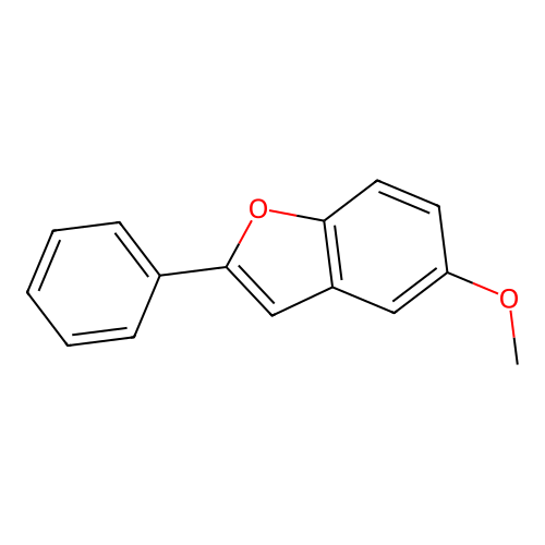 5-Methoxy-2-phenylbenzofuran structure