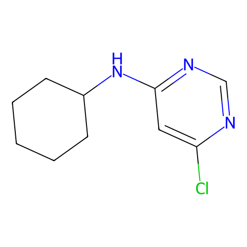6-Chloro-N-cyclohexylpyrimidin-4-amine structure