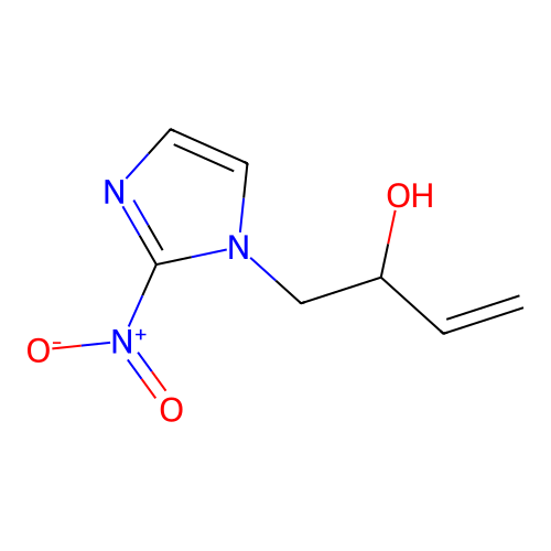 1-(2-Nitroimidazol-1-yl)but-3-en-2-ol structure
