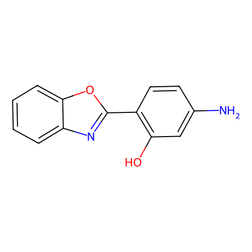 Phenol, 5-amino-2-(2-benzoxazolyl)- structure