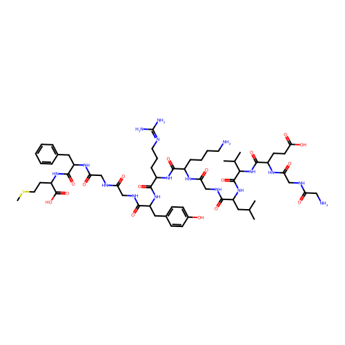 Gly-Gly-Glu-Val-Leu-Gly-Lys-Arg-Tyr-Gly-Gly-Phe-Met structure