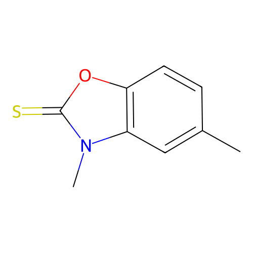 2(3H)-Benzoxazolethione, 3,5-dimethyl- structure