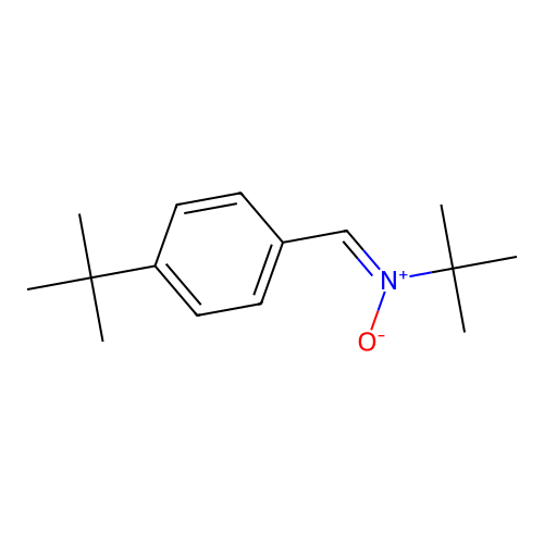 N-((4-(1,1-Dimethylethyl)phenyl)methylene)-2-methyl-2-propanamine N-oxide structure