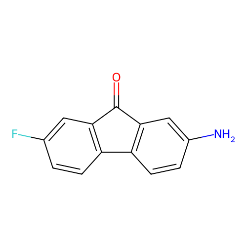 2-Amino-7-fluoro-9h-fluoren-9-one structure