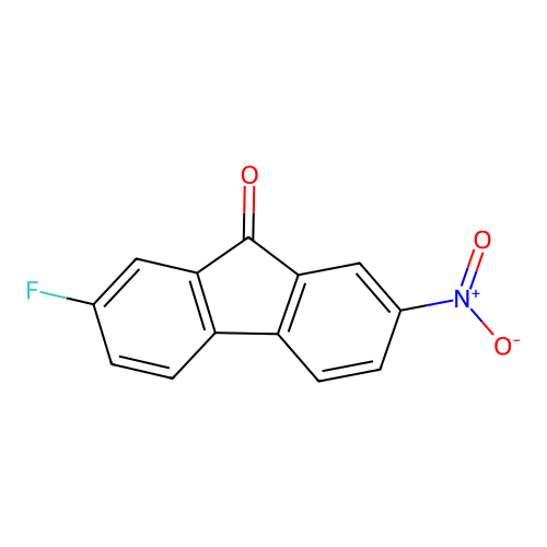 2-Fluoro-7-nitro-9h-fluoren-9-one structure