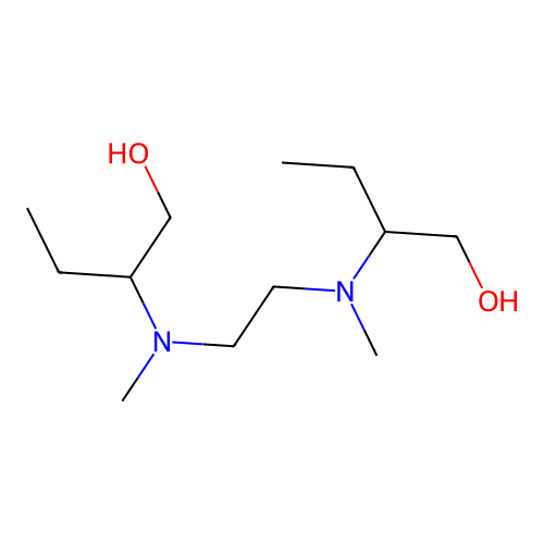 2-[2-[1-(Hydroxymethyl)propyl-methyl-amino]ethyl-methyl-amino]butan-1-ol structure