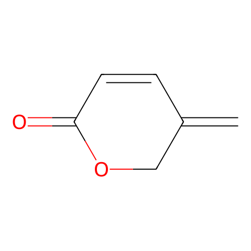 5-methylene-5,6-dihydro-2H-pyran-2-one structure
