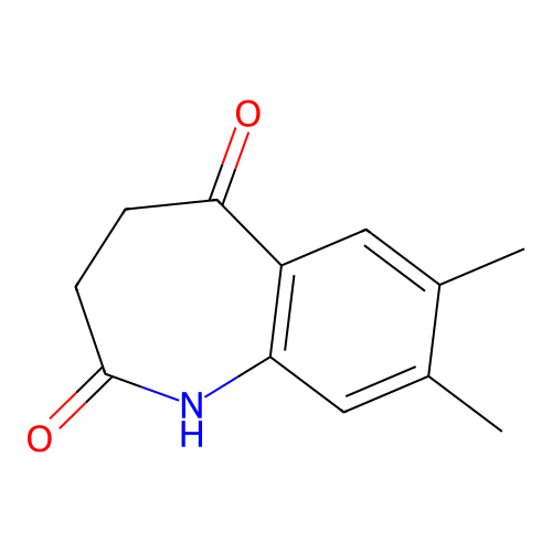 1H-1-Benzazepine-2,5-dione, 3,4-dihydro-7,8-dimethyl- structure