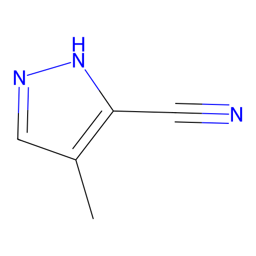 4-methyl-1H-pyrazole-3-carbonitrile structure