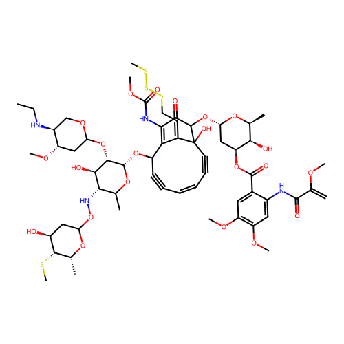 Esperamicin A1B structure