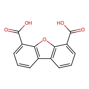 二苯并呋喃-4,6-二甲酸 structure