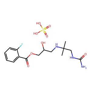 氟司洛尔硫酸盐 structure