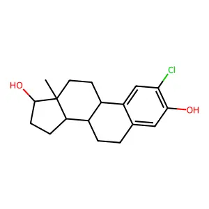 2-Chloroestradiol structure