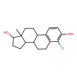 4-Chloroestradiol structure