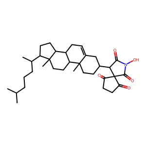 胆甾醇琥珀酰-N-羟基琥珀酰亚胺酯 structure