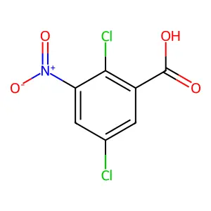 2,5-Dichloro-3-nitrobenzoic acid structure