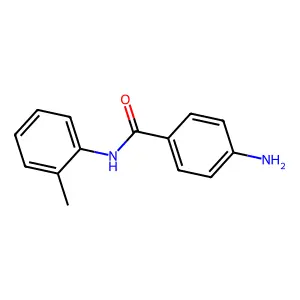 Benzamide, 4-amino-N-(2-methylphenyl)- structure