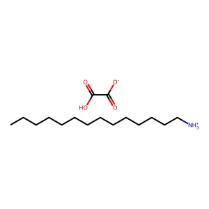 Oxalic acid--tetradecan-1-amine (1/1) structure