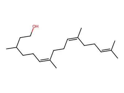 6,10,14-Hexadecatrien-1-ol, 3,7,11,15-tetramethyl- structure