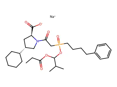 福辛普利钠 structure
