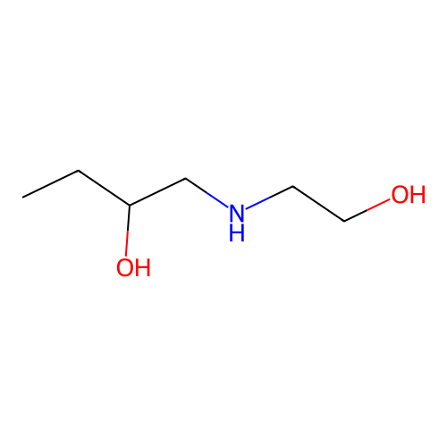 1-[(2-Hydroxyethyl)amino]butan-2-ol structure