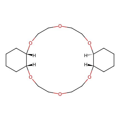 2,3,11,12-Dicyclohexano-1,4,7,10,13,16-hexaoxacyclooctadecane, trans-anti-cis- structure