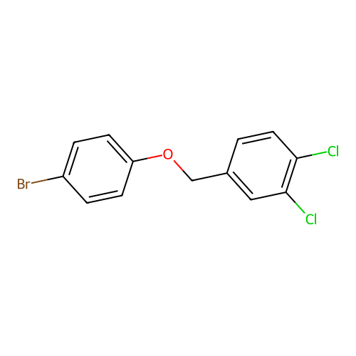 4-Bromophenyl-(3,4-dichlorobenzyl)ether structure