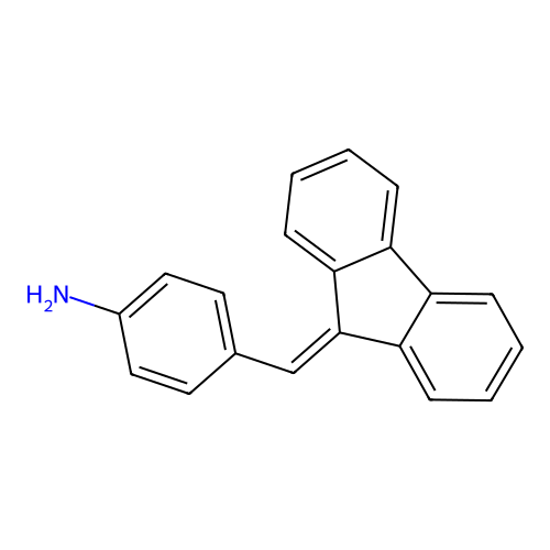 4-((9H-Fluoren-9-ylidene)methyl)aniline structure