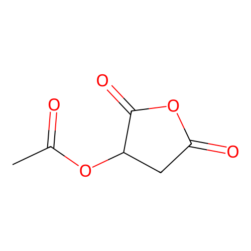 2,5-Dioxooxolan-3-yl acetate structure