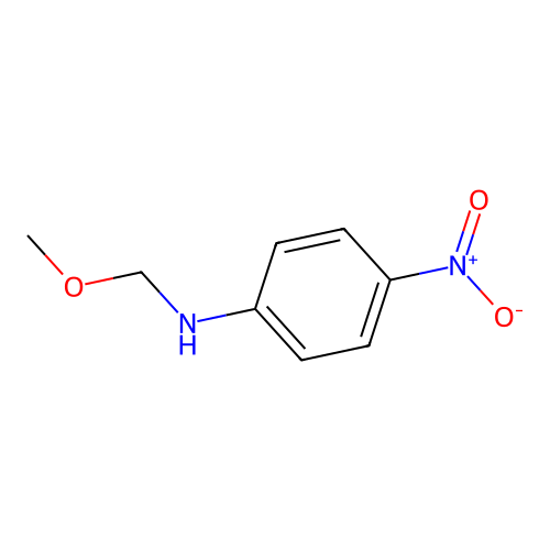 Benzenamine, N-(methoxymethyl)-4-nitro- structure