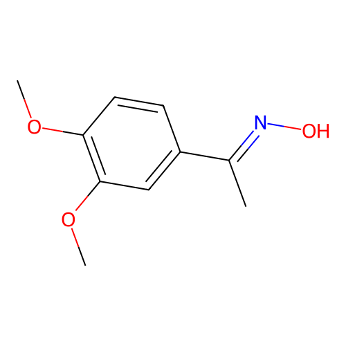 Ethanone,1-(3,4-dimethoxyphenyl)-, oxime structure
