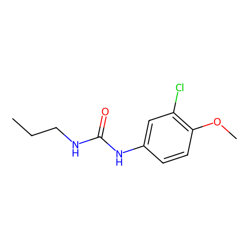 1-(3-Chloro-4-methoxyphenyl)-3-propylurea structure