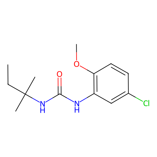 1-(5-Chloro-2-methoxyphenyl)-3-(2-methylbutan-2-yl)urea structure