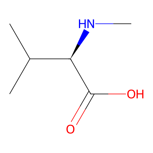 N-Methyl-D-valine structure
