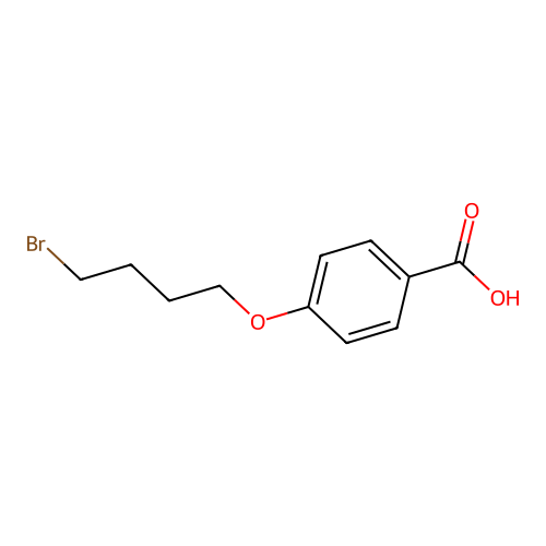 4-(4-bromobutoxy)benzoic Acid structure