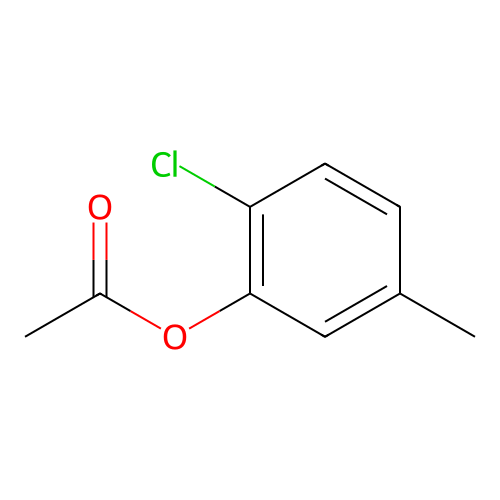2-Chloro-5-methylphenyl acetate structure