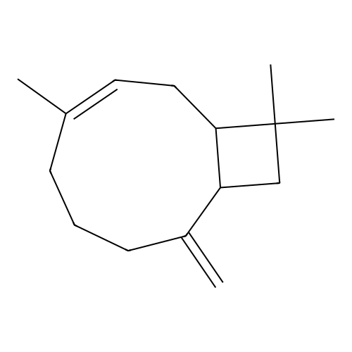 4,11,11-Trimethyl-8-methylenebicyclo[7.2.0]undec-3-ene structure