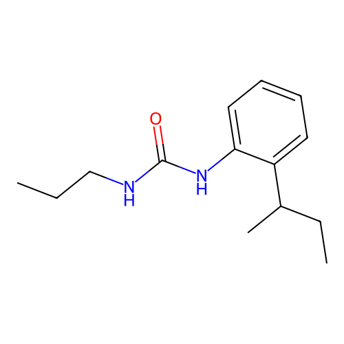 1-(2-Butan-2-ylphenyl)-3-propylurea structure