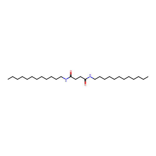 Butanediamide, N,N'-didodecyl- structure