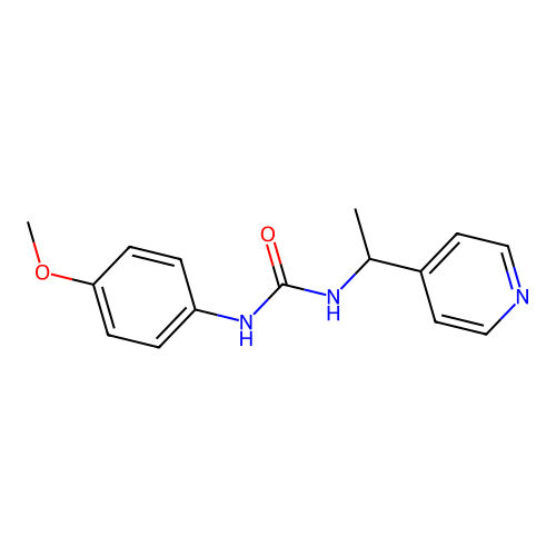 1-(4-Methoxyphenyl)-3-(1-pyridin-4-ylethyl)urea structure