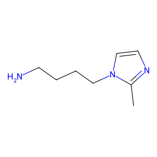 4-(2-methyl-1H-imidazol-1-yl)butan-1-amine structure