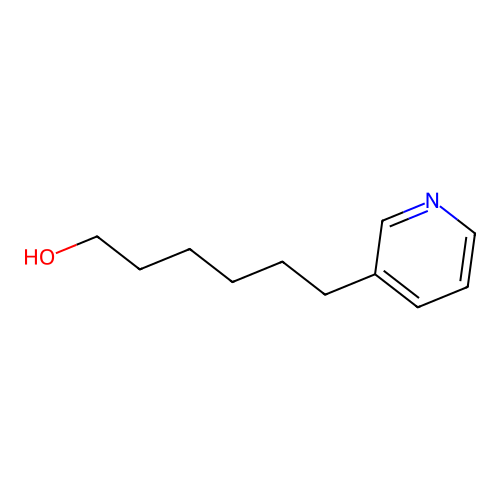 3-Pyridinehexanol structure