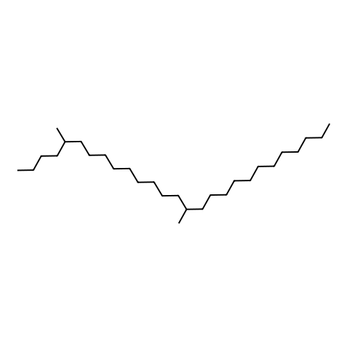 5,15-Dimethylheptacosane structure