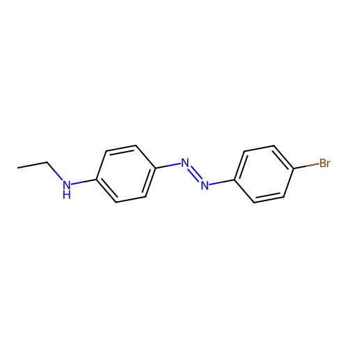 Benzenamine, 4-[(4-bromophenyl)azo]-N-ethyl- structure